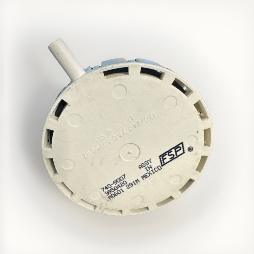 Genuine OEM Whirlpool Washer Water Level Pressure Switch 740-9007 3950420 M0601