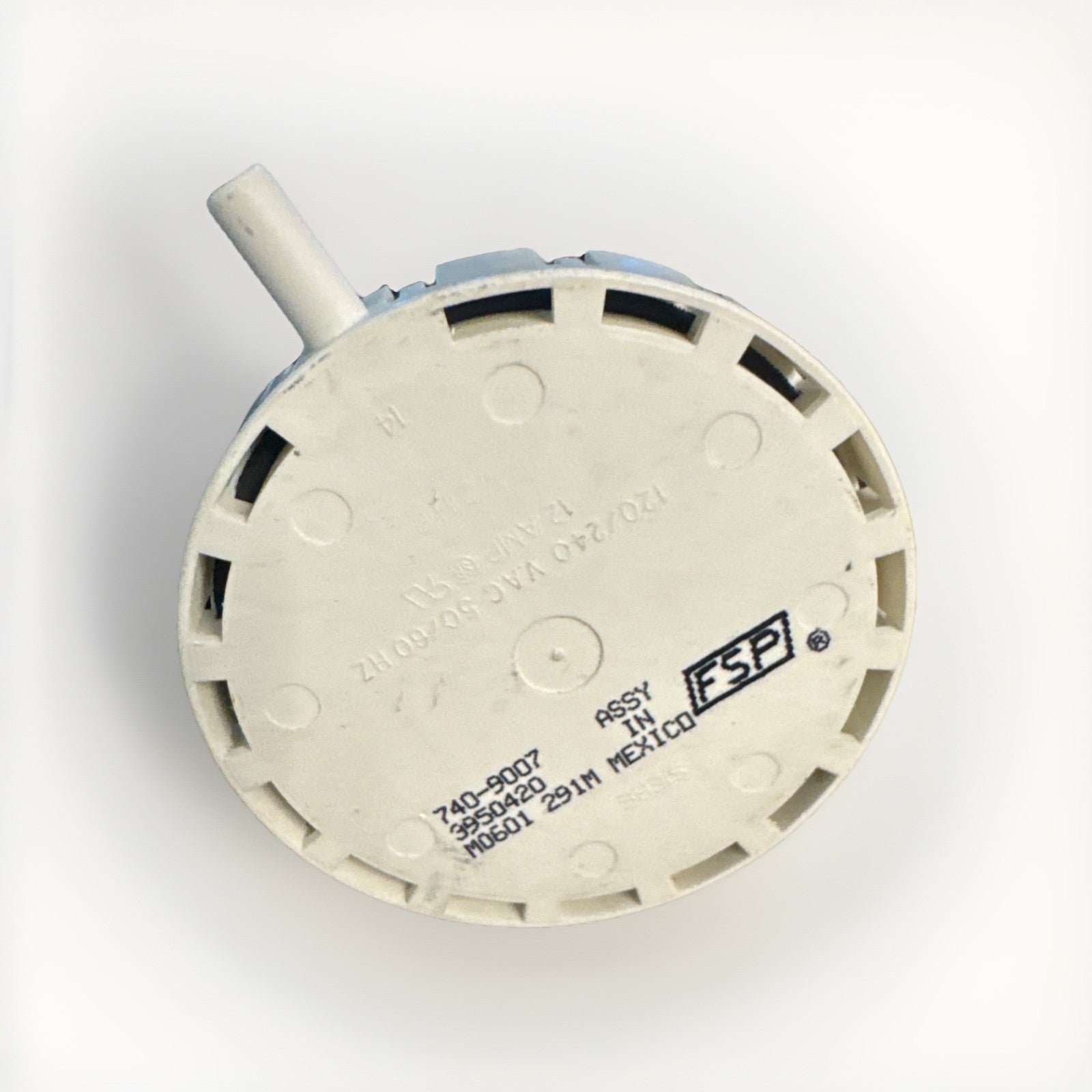 Genuine OEM Whirlpool Washer Water Level Pressure Switch 740-9007 3950420 M0601